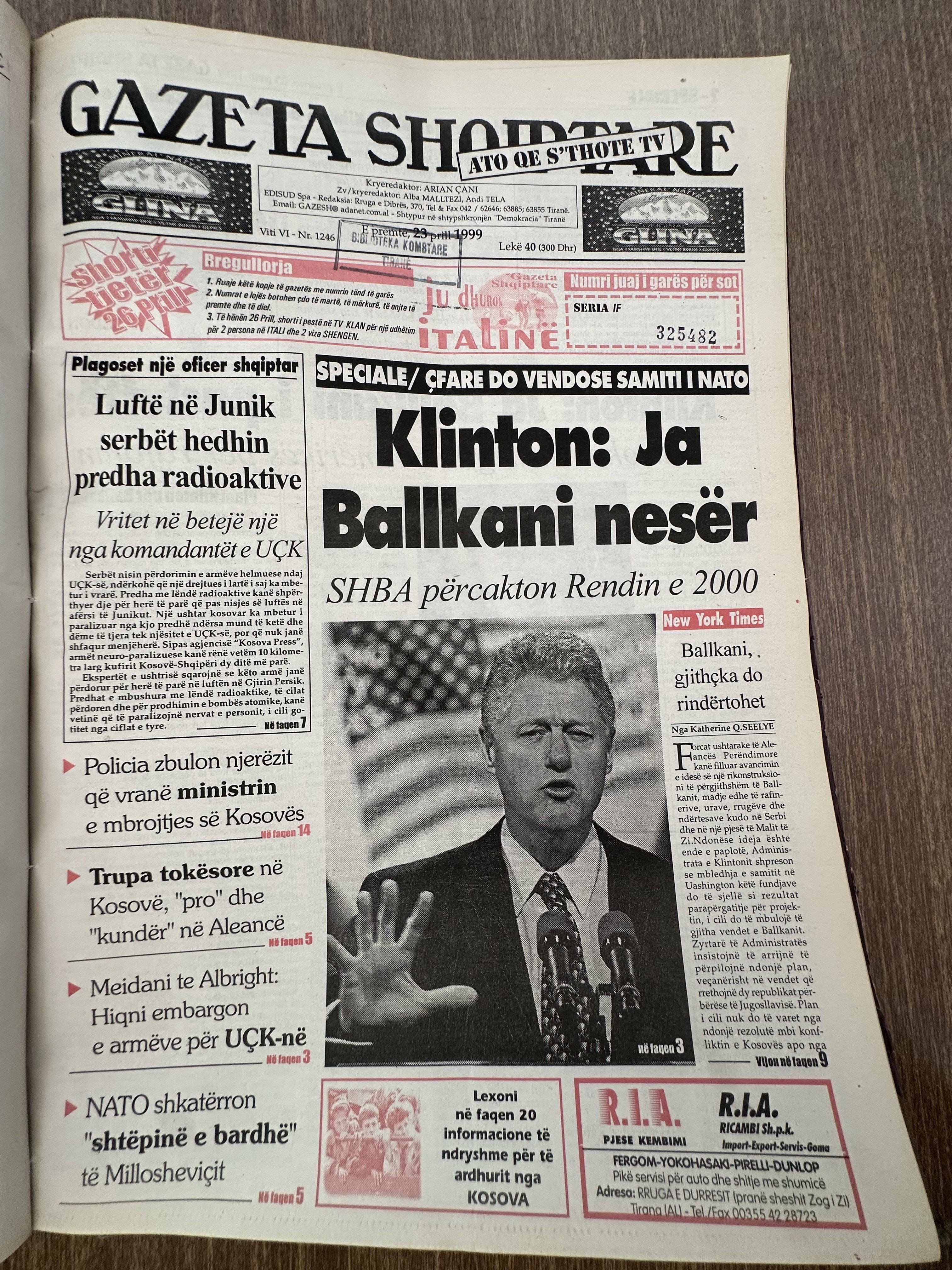 Gazeta Shqiptare 1999-04-29